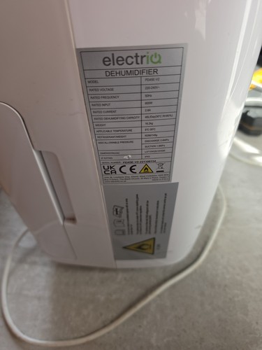 Electriq dehumidifier pd45e - electriq, pd45e-v2